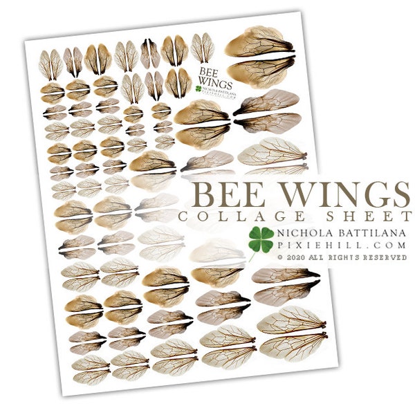 Printable Bee Wings - Etsy