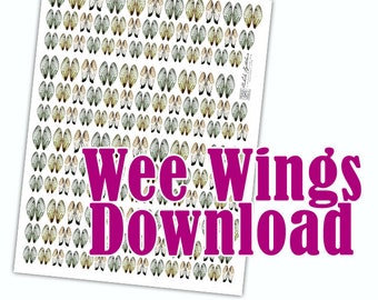 Wee Wings Digital Download Collage Sheet PDF