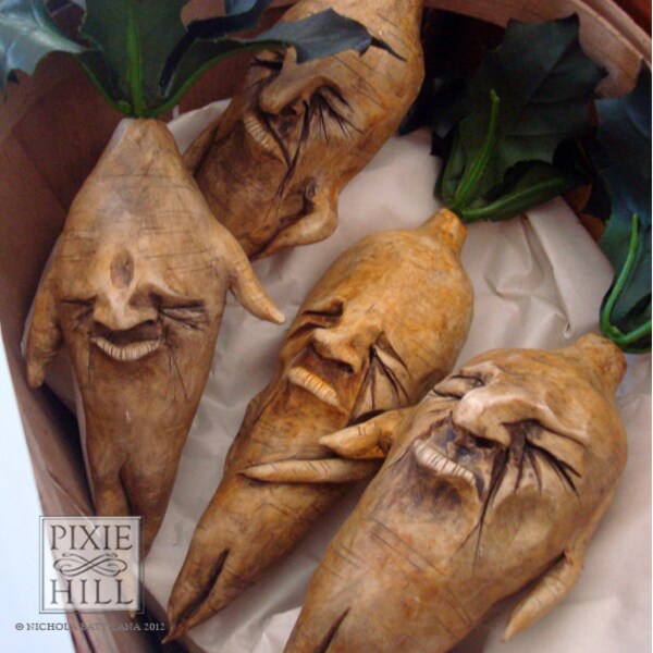 Hand Sculpted Gumpy Mandrake Root