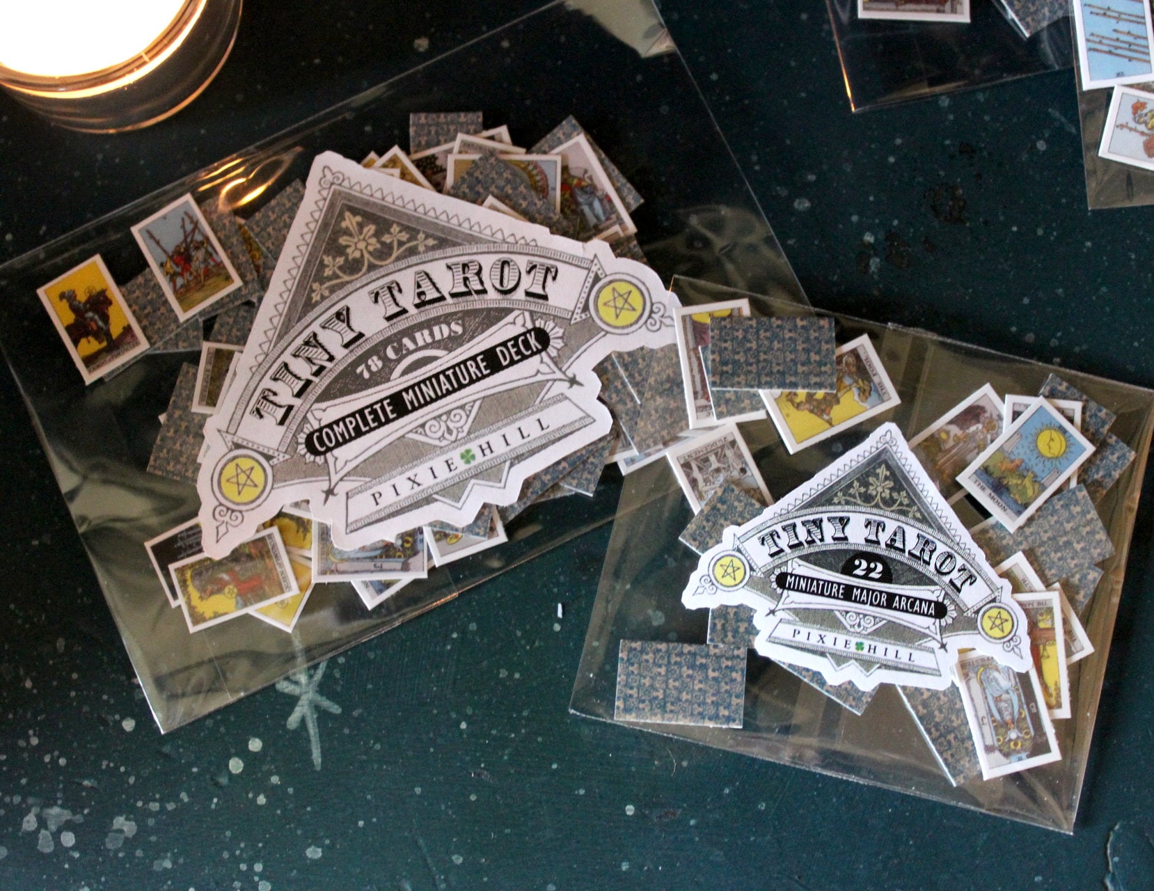【絶版】the smallest tarot tarot-card-wooden-keychains.