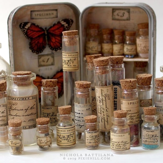 Artifact Labels - 2 PDF collage sheet download