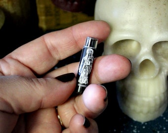 Miniature Spell Candle - Santa Muerte, Death the Protector, Holy Death Novena