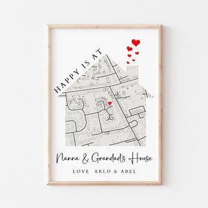 Happy personalizzato è in stampa, regalo personalizzato per nonna, regalo di compleanno per la nonna, regalo per la festa della mamma per la nonna NANA1