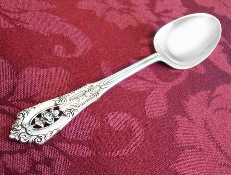Wallace Rose Point Sterling Silver Teaspoon