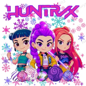 KPOP Huntrix Snowflake PNG