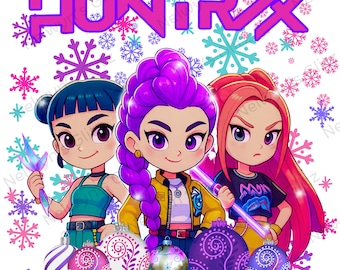 KPOP Huntrix Snowflake PNG