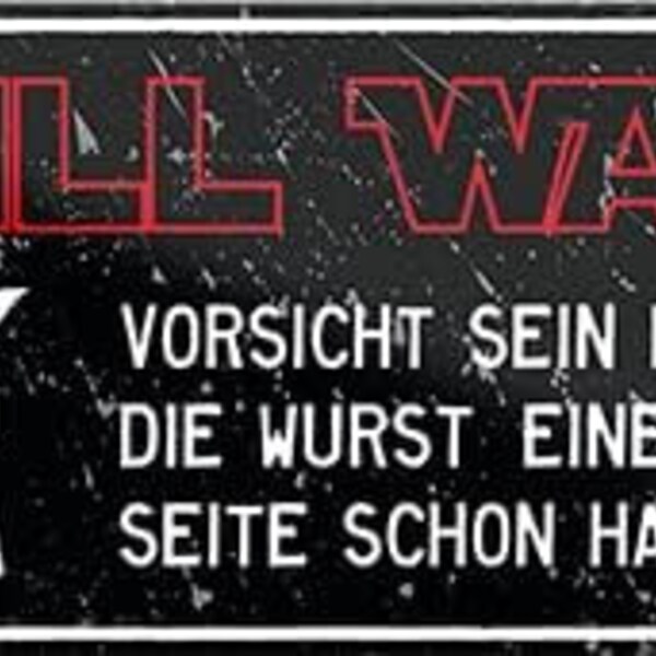 schilderkreis24 – Magnet Lustiger Grill Spruch “Grill Wars“ Deko Geschenkidee Mann Frau 9,3x4cm