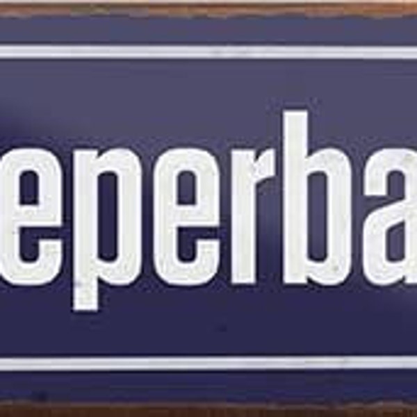 Schilderkreis24 – lustiger Magnet – Reeperbahn Straßenschild Magnet - Geschenkidee