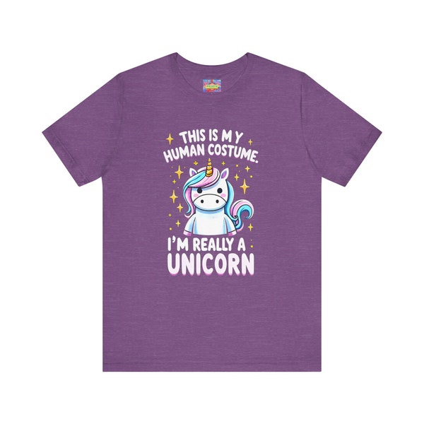 Einhorn-Grafik-T-Shirt – lustiges T-Shirt „I'm Really a Unicorn“ – in mehreren Farben erhältlich – skurriles Freizeit-Shirt – Geschenk für Fantasy-Liebhaber