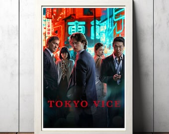 Tokyo Vice (2022) Movie Film Cover Canvas Poster Printing Classic Movie Wall Art for Room Decor Unique Gift Idea
