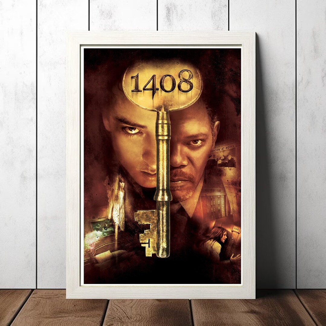 1408 (2007) Movie Film Cover Canvas Poster Printing, Classic