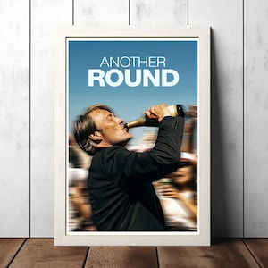 Eine andere Runde (2020) Film Film Poster, Leinwand Poster Druck, Klassische Film Wand Kunst Zimmer Einzigartige Geschenkidee