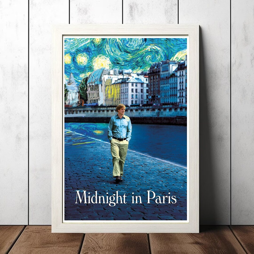 Midnight in Paris Movie Poster, Classic Film Canvas Wall Art Etsy — free download