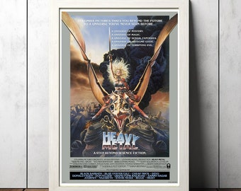 Heavy Metal (1981) Movie Poster: Classic Canvas Art - Etsy