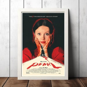 Póster de película Pearl (2022), impresión de pósteres en lienzo, arte clásico de pared de película para decoración de habitaciones, idea de regalo única