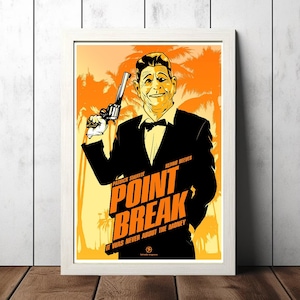 point break 1991 Movie Film Poster, Canvas Poster Printing, Classic Movie Wall Art for Room Decor, Unique Gift Idea