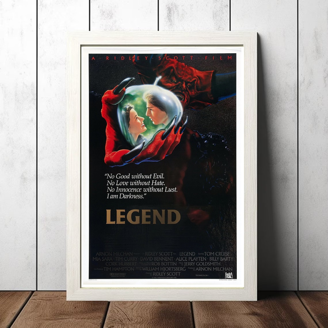 Legend (1985) Movie Film Poster, Canvas Poster Printing, Classic Movie Wall Art for Room Decor, Unique Gift Idea