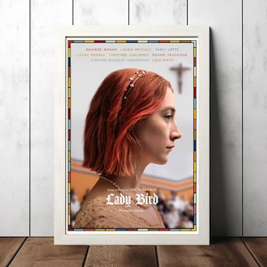 Lady Bird (2017) Poster di film, stampa di poster su tela, arte da parete di film classici per l'arredamento della camera, idea regalo unica