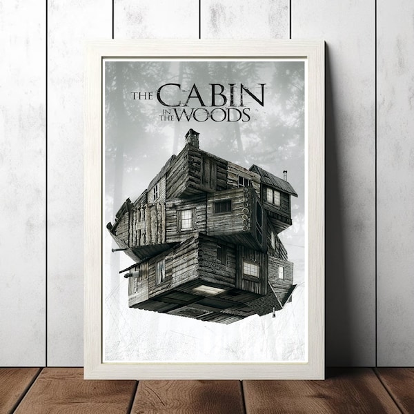The Cabin in the Woods (2012)  Movie Film Cover Canvas Poster Printing, Classic Movie Wall Art for Room Decor, Unique Gift Idea