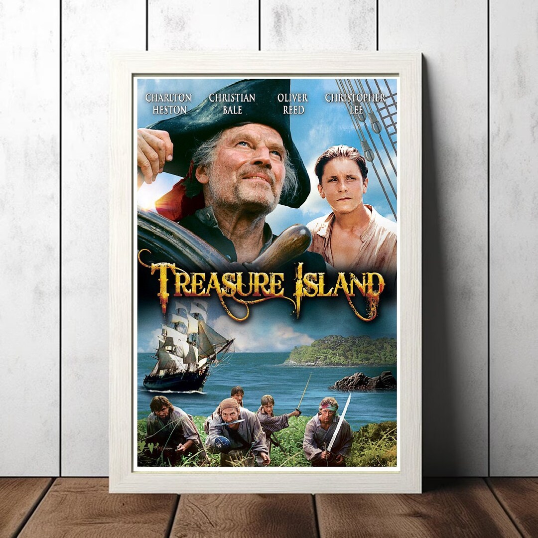 Treasure Island (1990) Movie Film Poster, Canvas Poster Printing ...