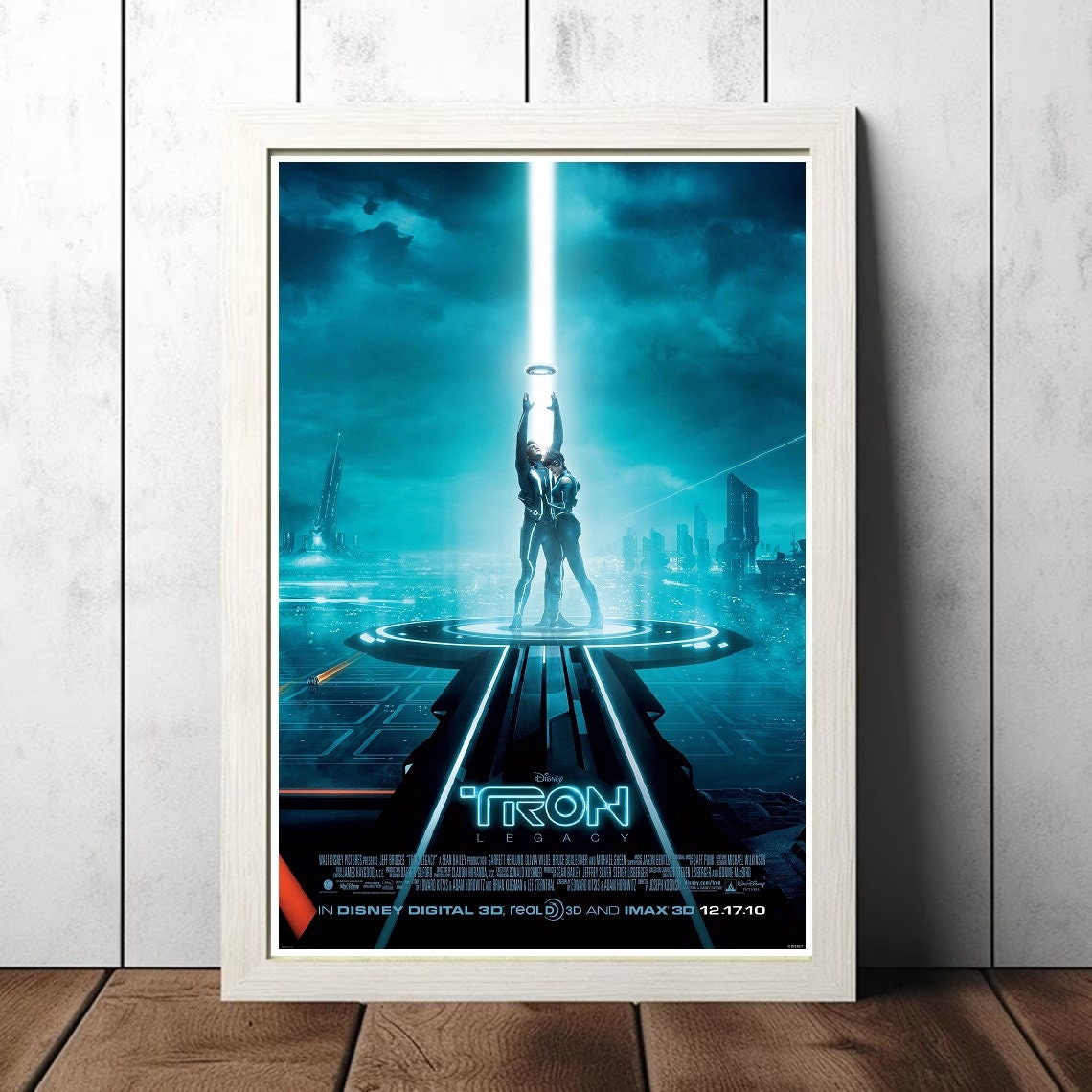 AETQWOEGEWE Poster Tron Legacy Sur Toile - Décoration Murale Moderne 50x75 Cm - Style Sans Cadre Pour Salon, Chambre
