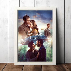 Última carta de su amante cartel de película, impresión de carteles de lienzo, arte de pared de película clásica para decoración de habitaciones, idea de regalo única
