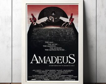 巨大ポスター「アマデウス 」US版 1984年初公開 ロール状態 片面印刷 巨大ポスター「アマデウス 」US版 1984年初公開 ロール状態 片面