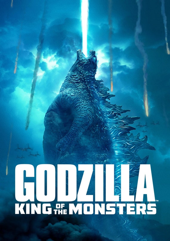Godzilla King of the Monsters (2019) Movie Film Poster, Canvas