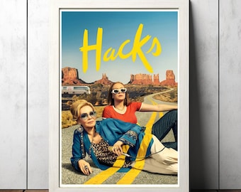 Hacks (2021) Tv show Movie Film Cover Canvas Poster Printing, Classic Movie Wall Art for Room Decor, Unique Gift Idea