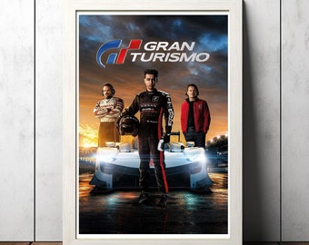 Poster Sur Toile « Gran Turismo » - Décoration Murale 60 X 90 Cm Pour Salon, Chambre, Bureau, Salle De Jeux