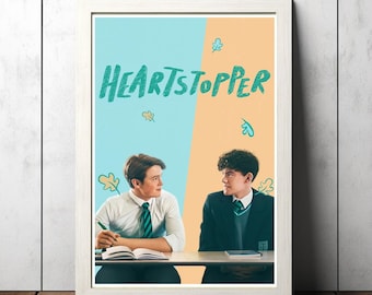 Heartstopper (2022) tv show Movie Film Poster, Canvas Poster Printing Classic Movie Wall Art for Room Decor Unique Gift Idea