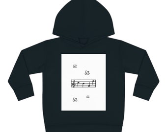 Music La La Toddler Pullover Fleece Hoodie