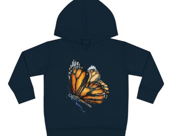 Butterfly Toddler Pullover Fleece Hoodie