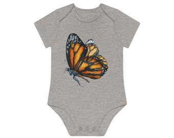 Butterfly Baby Organic Short Sleeve Bodysuit
