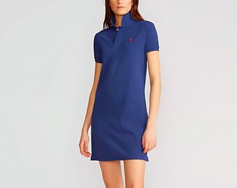 Ralph Lauren Polo Dress for Women, Stylish & Comfortable Cotton Blend, Perfect Casual Wear, Ideal Gift for Her