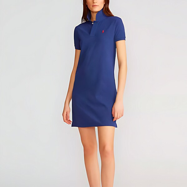 Ralph Lauren Polo Dress for Women, Stylish & Comfortable Cotton Blend, Perfect Casual Wear, Ideal Gift for Her