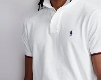 Ralph Lauren Mens Polo Shirt - Short Sleeve Classic Cotton Piqu Mesh T-Shirt with Signature Pony Embroidery