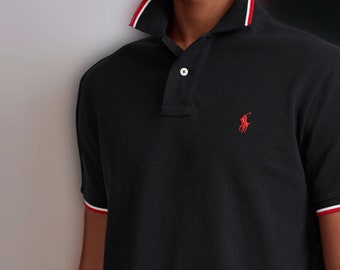 Ralph Lauren Classic Cotton Polo Shirt with Pony Embroidery - Mens Short Sleeve Pique T-Shirt - Breathable and Timeless