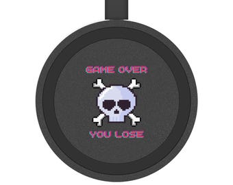 Game Over Quake Wireless Charging Pad, Charger, Phone Charger, iPhone Charger, Wireless Charger, Smartphone Charger, Charging Pad, Charger