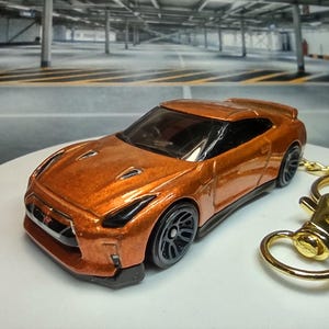 2017 Nissan skyline GTr r35 custom diecast metal keychain JDM dad son day gift Rare Hotwheels chase birthday anniversary friend stocking