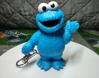 Sesame Street Cookie monster custom Keychain special edition Rare Hot wheels matchbox pecial Gift son daughter birthday graduation best toy