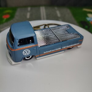 Volkswagen T2 pickup custom Keychain special day gift Hot wheels matchbox model vw birthday anniversary husband boyfriend son friend vintage