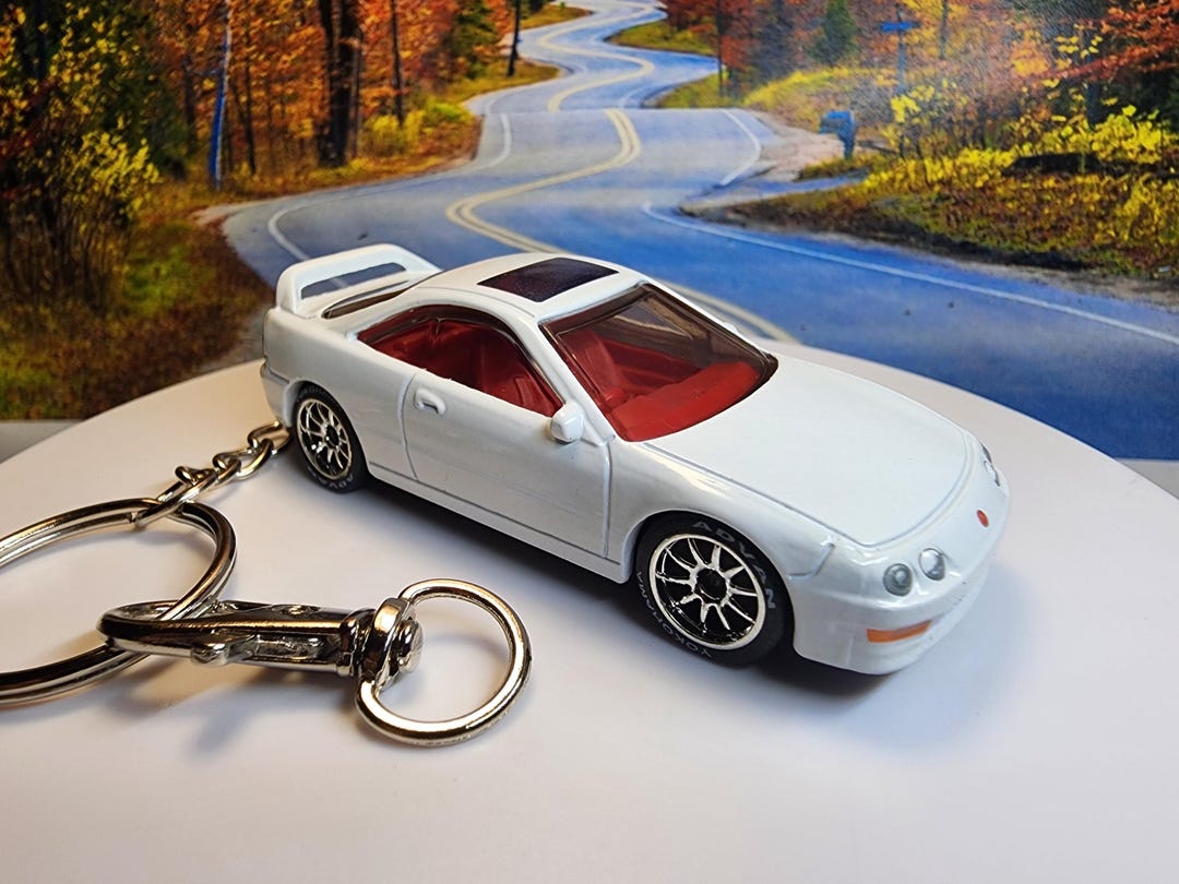 Acura Integra Type R White Custom Keychain Graduation Gift Diecast ...