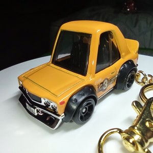 Mazda RX3 TOONED custom Keychain RX-3 Rare funny gift Hot wheels birthday dad friend brother son anniversary chrome chain matchbox boyfriend