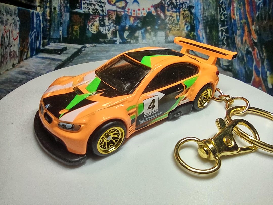 BMW M3 GT2 Race Car Diecast Keychain Birthday Gift Anniversary Husband ...