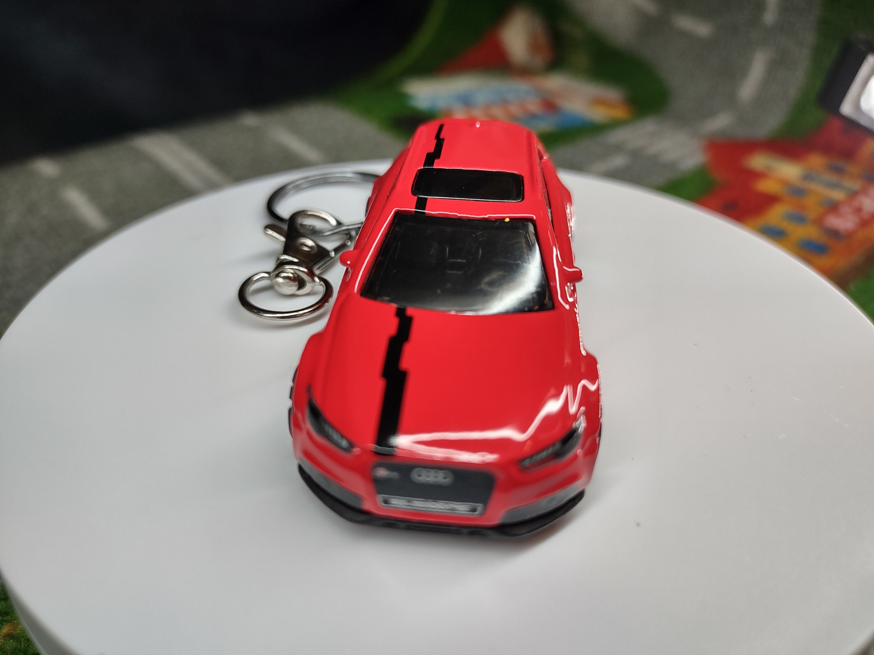 Audi RS6 Avant Wagon Red Car Custom Keychain Performance Toy - Etsy