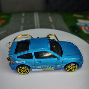 Honda Crx si  hatchback car custom Keychain Mugen Rare Hot wheels special day gift matchbox collection birthday anniversary husband friend