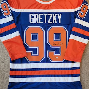 Wayne Gretzky（ウエイン・グレツキー）サイン＆ジャージ アイスホッケーグレツキーサインジャージ（Wayne Gretzky