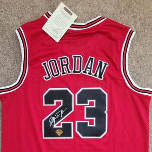 Michael Jordan 96-97 NBA Mitchell & Ness Jersey Signed Autographed Chicago Bulls Hologram COA