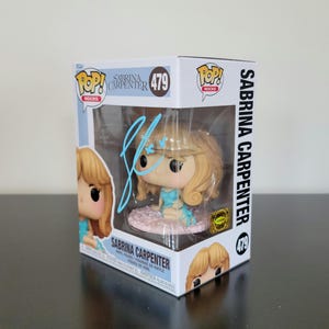 JUST ARRIVED! Sabrina Carpenter Signed Autographed Funko Pop with Hologram COA